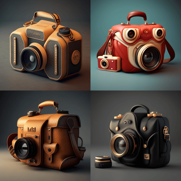a brand for bags and the logo is a camera