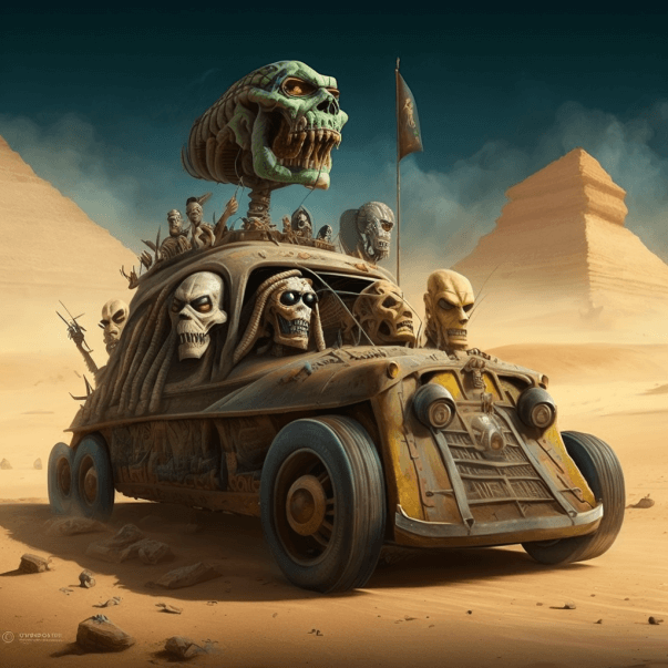 Мумия машина в Египете