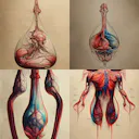 Стиль для Midjourney Anatomical Drawing