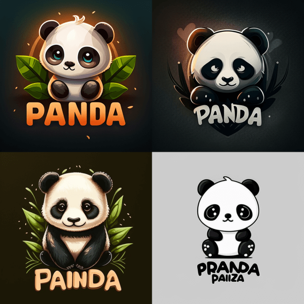 Милая панда, логотип