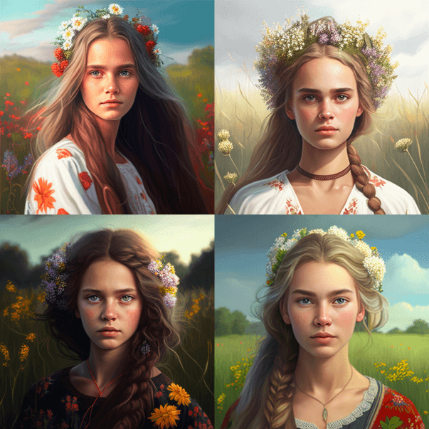 Портрет красивой Беларуски